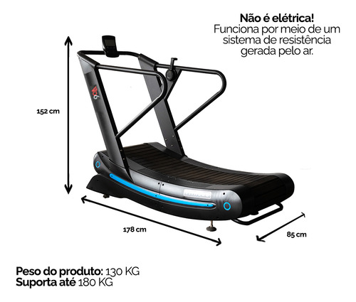 Esteira Curva V1 Box Cross Academia