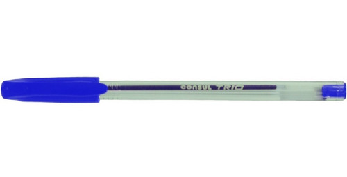 Bolígrafo Lapicera Consul Trio 1mm Azul