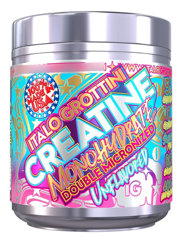 Creatina Monohidratada 400gr Doblemente Micronizada Usa