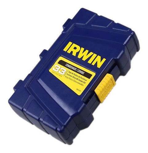Imagem 2 de 2 de Jogo De Pontas P/ Parafusadeira 33 Peças Irwin Com Estojo