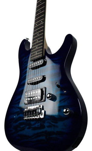 Guitarra Ibanez Gsa60qa Soloist Blue Burst 6 Cordas Hss