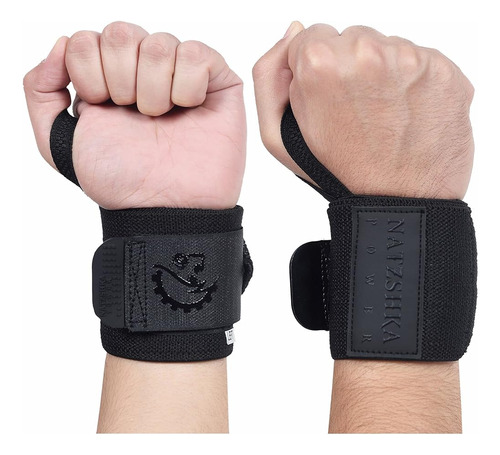 Natzshka Power Wrist Wraps Para Levantamiento De Pesas - Cor