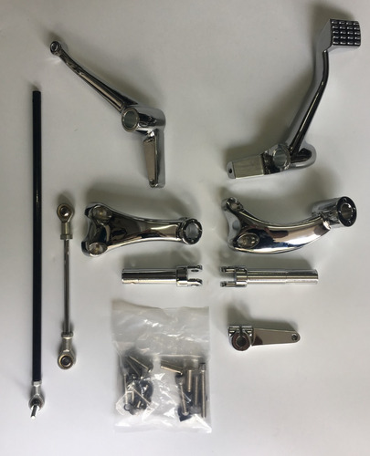Mandos Adelantados Cromados Para Harley Sportster 14 O Mas