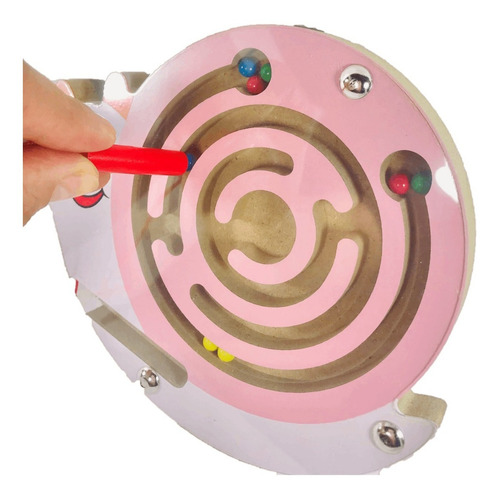 Juguete Para Niños Laberinto - Laberinto Magnético Color Caracol