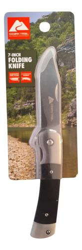 Navaja Plegable Ozark Trail 7 Acero Inoxidable 6844 Negro