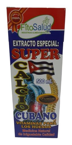 Jarabe Natural    500mlsuper Calcio Cubano 