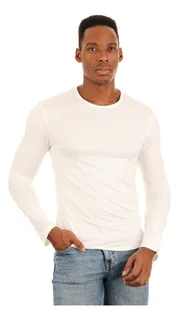 Playera Manga Larga Hombre Premium Slim Fit Comoda Licra