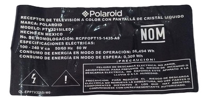 Pantalla Polaroid Ptv3215iled Solo Refacciones (Usado)