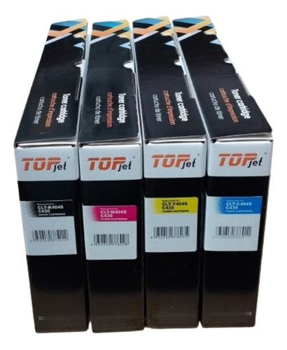 Pack 4 Colores (b,c,m,y) Toner Sam 404 Xpress C-430w C-480w