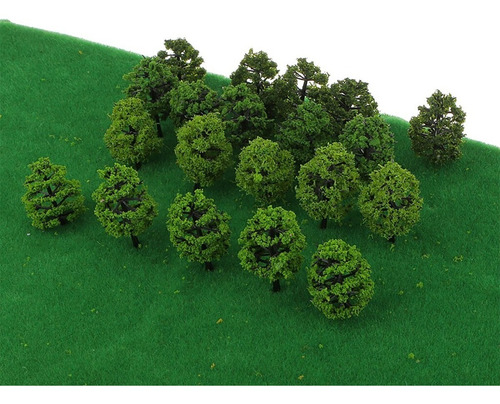15 Mini Arbol Arbusto Maqueta Vegetación Modelismo De 3.5 Cm