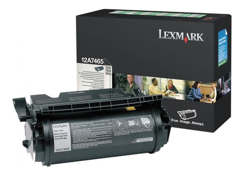 Tóner Lexmark 12a7465 Negro 32000 Páginas