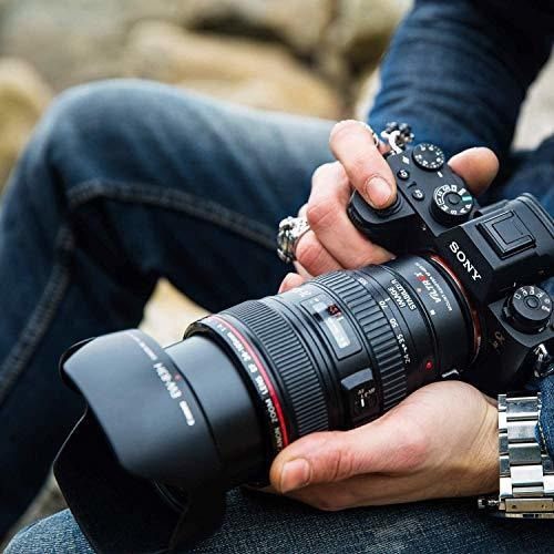 Imagen 3 de 9 de Adaptador De Lente Auto Focus Montura Ef/ef-s A Sony Mont E