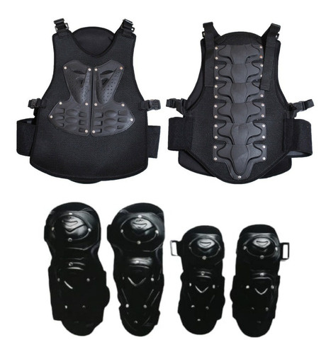 Pechera Rodilleras Coderas Adulto Moto Proteccion