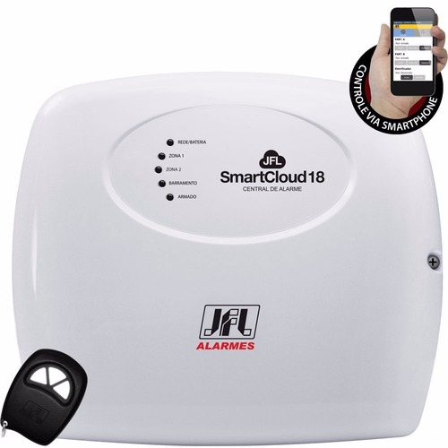 Central Para Alarme Smart Cloud 18 Controle Pelo Celular Jfl