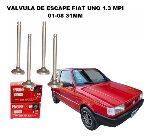 Valvula De Escape Fiat Uno 1.3 Mpi 01-08 31mm