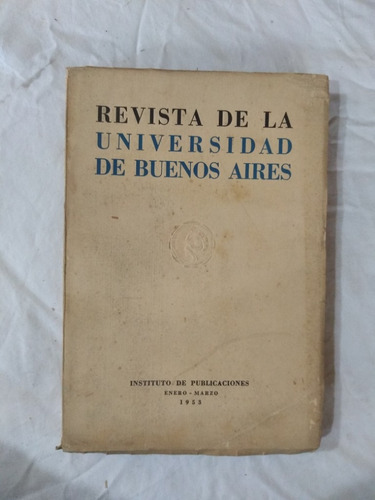 Revista Universidad De Buenos Aires 1953  25 Hernán Benitez