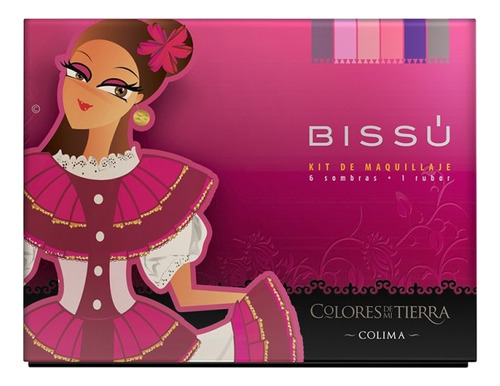 Kit De Maquillaje Bissú Colores De Mí Tierra Zona-pacifico