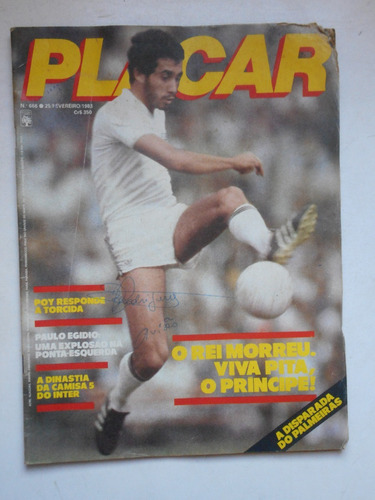 Revista Placar Nº 666 - Fev/1983 - Corinthians, Flamengo