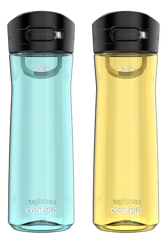 Set 2 Botellas De Agua Contigo Tapa Chug Con Mango