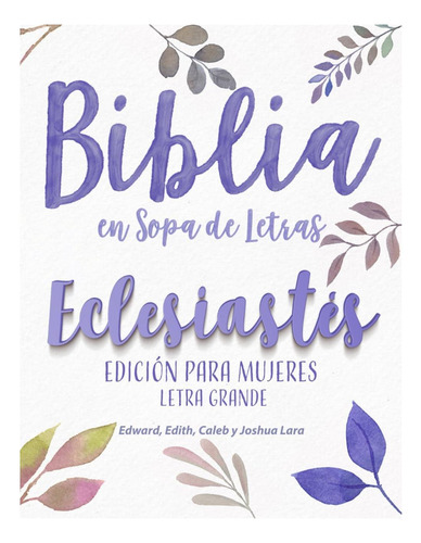 Libro: Biblia En Sopa De Letras Eclesiastés Edición Para Y
