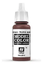 Comprar Vallejo Model Color 17ml Pintura Acrílica Color 34 Rojo Tostado 70.814