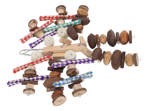 Juguetes Colgantes De Bloques De Madera, Juguete Para Mastic