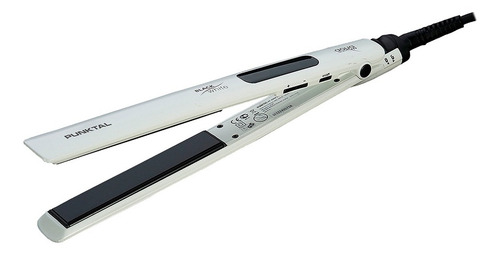 Planchita de pelo Punktal PK-325BW blanca 110V/240V