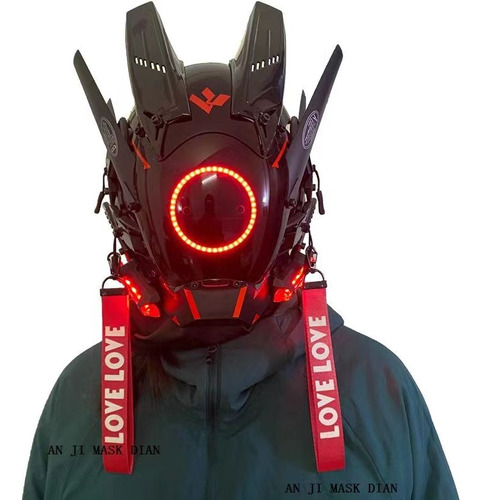 Nueva Máscara De Samurái Shinobi, Casco Cyberpunk, Rastas Pa