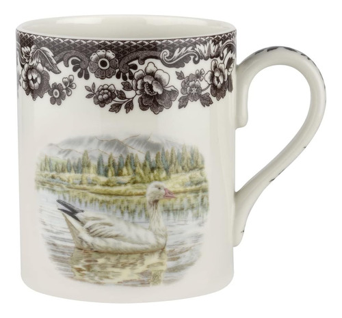 Spode Woodland Taza, Ganso De Nieve, 16 Oz | Taza De Café Co