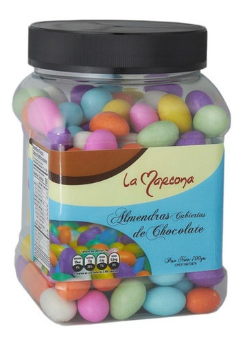 Almendras Con Chocolate Surtidas Envase Pet 700g La Marcona
