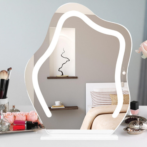 Espejo De Con Luces Espejo De Maquillaje Pantalla Táctil 3