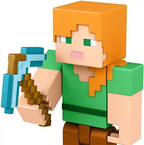  Minecraft Steve Figura de acción, 3.25 pulgadas, con 1 pieza  Build-a-Portal y 1 accesorio, juguete de construcción inspirado en los  videojuegos, regalo coleccionable para fanáticos y niños a partir de 6