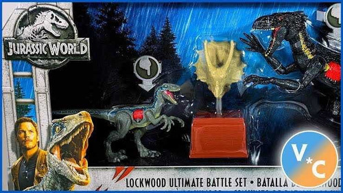 Jurassic World Blue Vs Indoraptor Batalla De Lockwood Hasbro