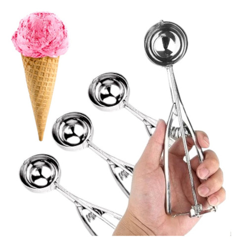 4 Pcs Cuchara Para Helado Bolas Feria Nieve Dispensador