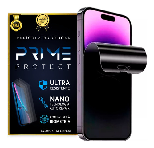 Película Tpu Soft Compat. iPhone Anti Espião Hidrogel Todos