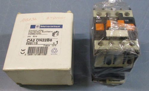 Telemecanique Ca2dn22b6 Control Relay 24v 60hz 00511 Ccv