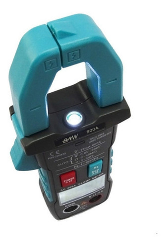 Imagen 1 de 7 de Pinza Amperimétrica Baw 900a Autorango Smart True Rms