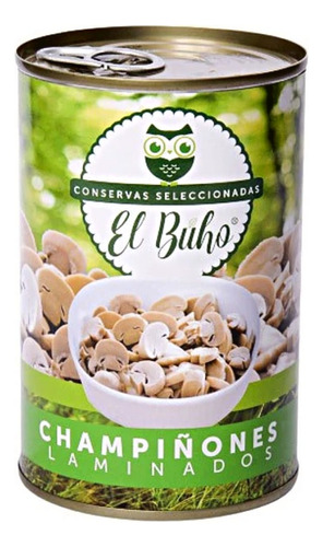 Champiñones Laminados El Buho Lata 400 G