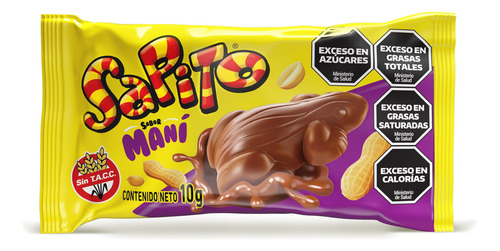 Chocolate Mani Sapito Caja X 24 Unidades Woowfiesta