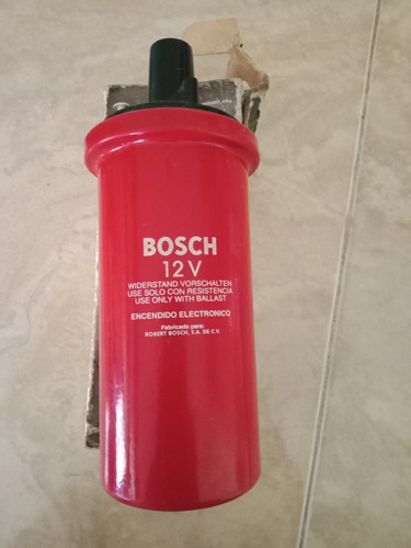 Bobina  De Botella Húmeda Roja Bosch Encendido Electrónico 