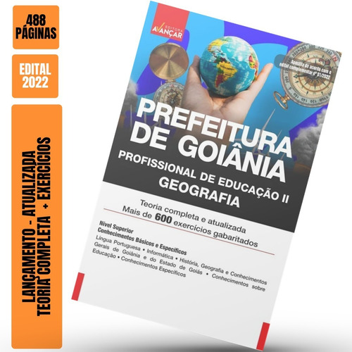 Apostila Prefeitura Goiânia Profissional Educação Geografia