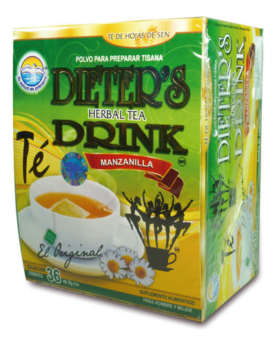 Té Herbal Super Dieter's Drink (manzanilla) 36 Sobres De 2g