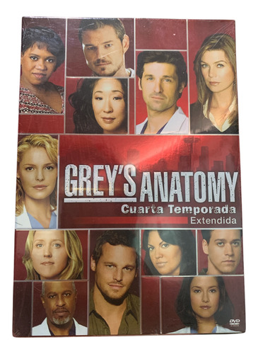 Greys Anatomy Cuarta Temporada Serie Tv Dvd