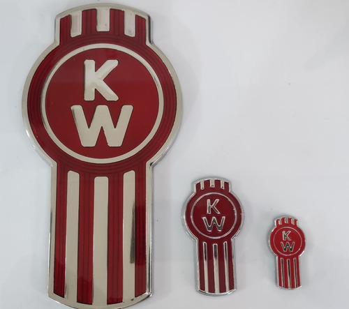 Kit Kenworth Emblemas Logos 20cm, 8cm, 4,5cm