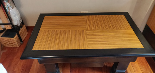 Mesa Ratona Grande Madera Tapa Raíz 