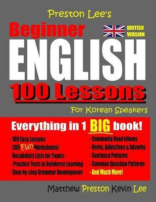 Libro Preston Lee's Beginner English 100 Lessons For Kore...