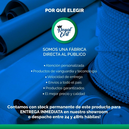 Cortina Roller Black Out Standard 100% Oscuridad 090 X 220cm