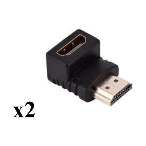 Adaptador Hdmi Hembra A Macho Forma L 90 Grados  Tipo L