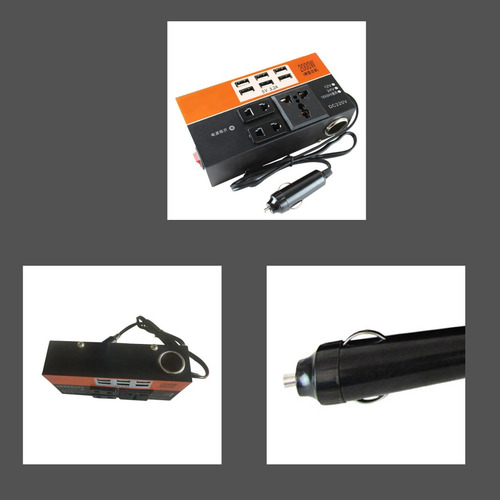 Inversor Voltaje Auto Convertidor Corriente 12v 220v 1.5k