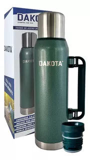 Termo Acero Inoxidable Pico Cebador Dakota 1.3l Colores Color Verde